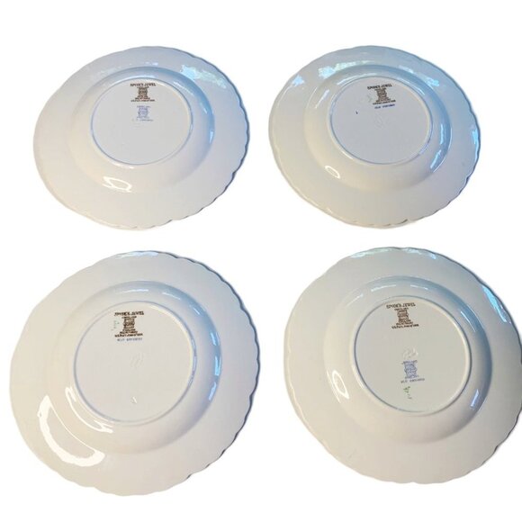 Spode’s Jewel “Old Concord” 9 1/4” Luncheon 4pc Plates - Picture 2 of 6